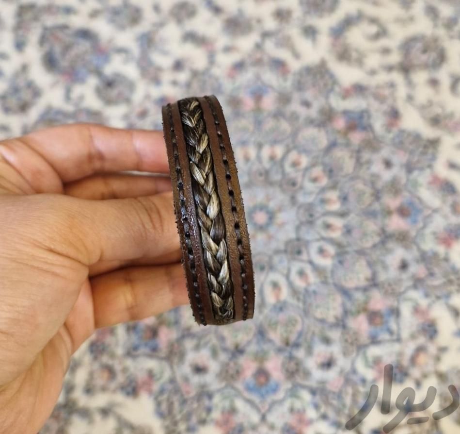 دستبند چرم زلف یاز سرکلیدی زلف یار دستبند بافت|بدلیجات|اصفهان, بزرگمهر|دیوار