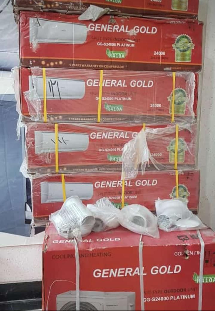 کولر گازی ۲۴ هزار جنرال گلد مدل GG-S24000PLATINUM|کولر گازی و فن‌کوئل|تهران, کن|دیوار