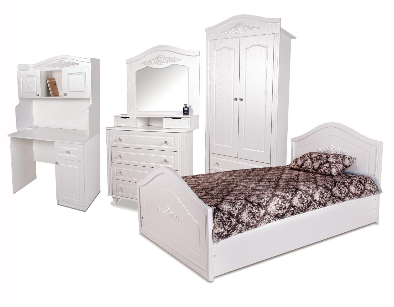 تخت و سرویس خواب نوجوان مدل میترا|تخت و سرویس خواب|کرج, مصباح|دیوار