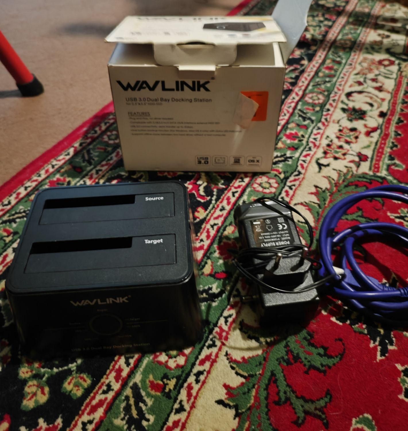 داک هارد wavlink در حد نو|قطعات و لوازم جانبی رایانه|اردبیل, |دیوار