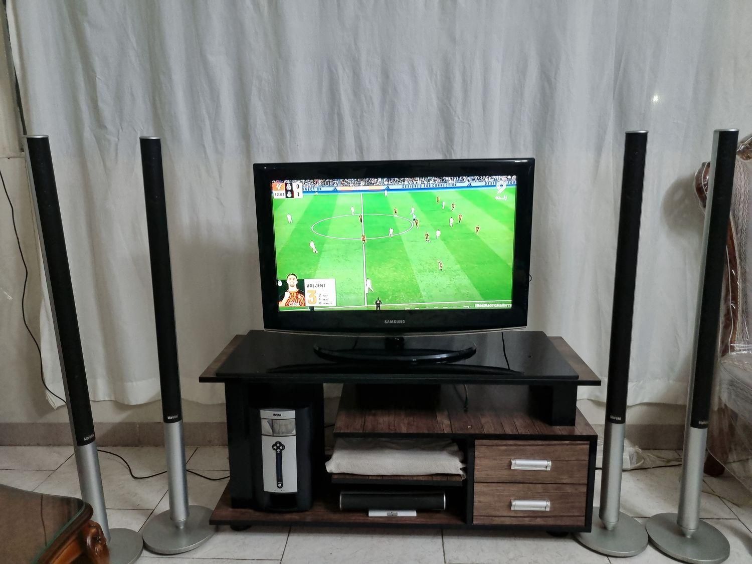 تلویزیون Lcd سامسونگ .میز تلویزیون . باند|تلویزیون و پروژکتور|کرج, حیدرآباد|دیوار
