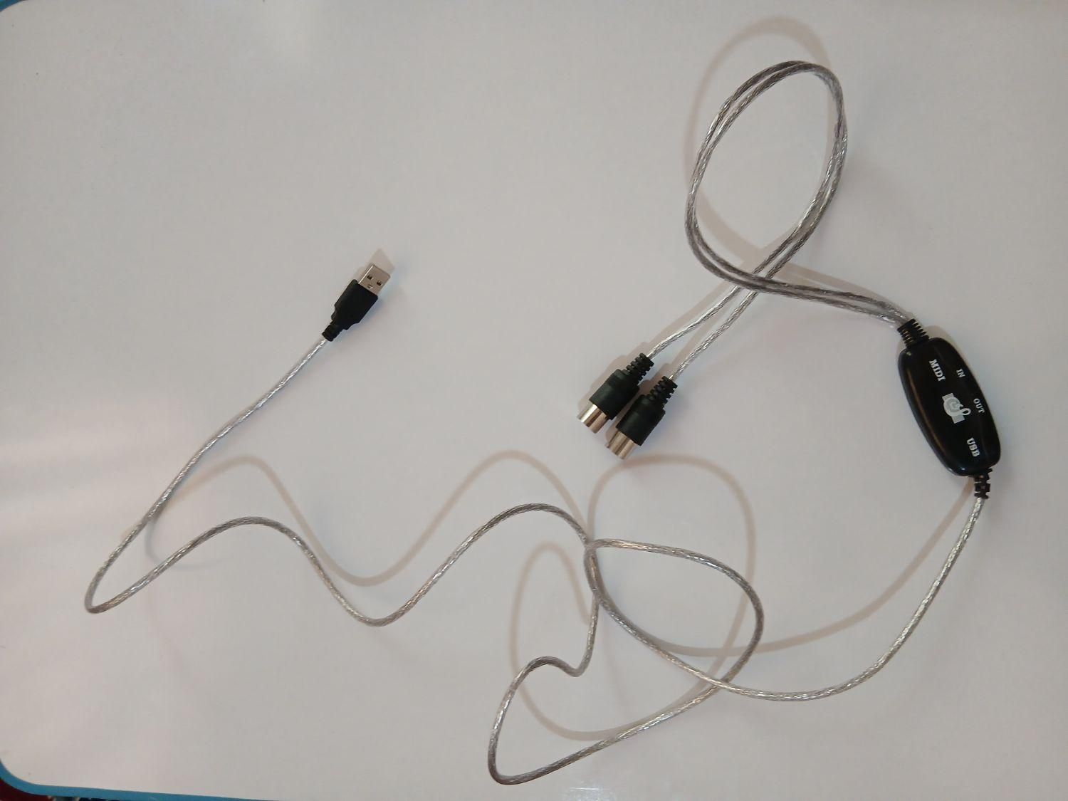 کابل تبدیل میدی MiDi به USB|لوازم جانبی موبایل و تبلت|مشهد, دانشگاه فردوسی|دیوار