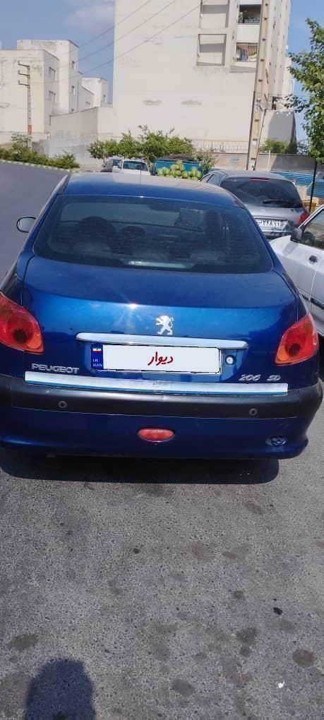 پژو 206 SD V8، مدل ۱۳۹۶،فوری فروشی|خودرو سواری و وانت|تهران, دبستان|دیوار
