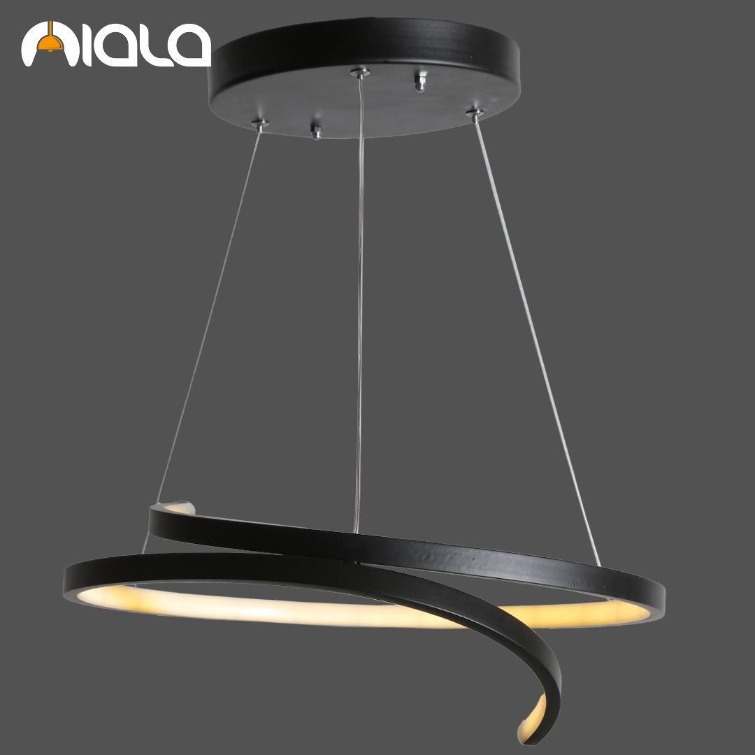 لوستر/مدرن با ریموت دایره منحنی کدL5019 برند نیالا|لوستر و چراغ آویز|مشهد, توس (بلوار توس)|دیوار