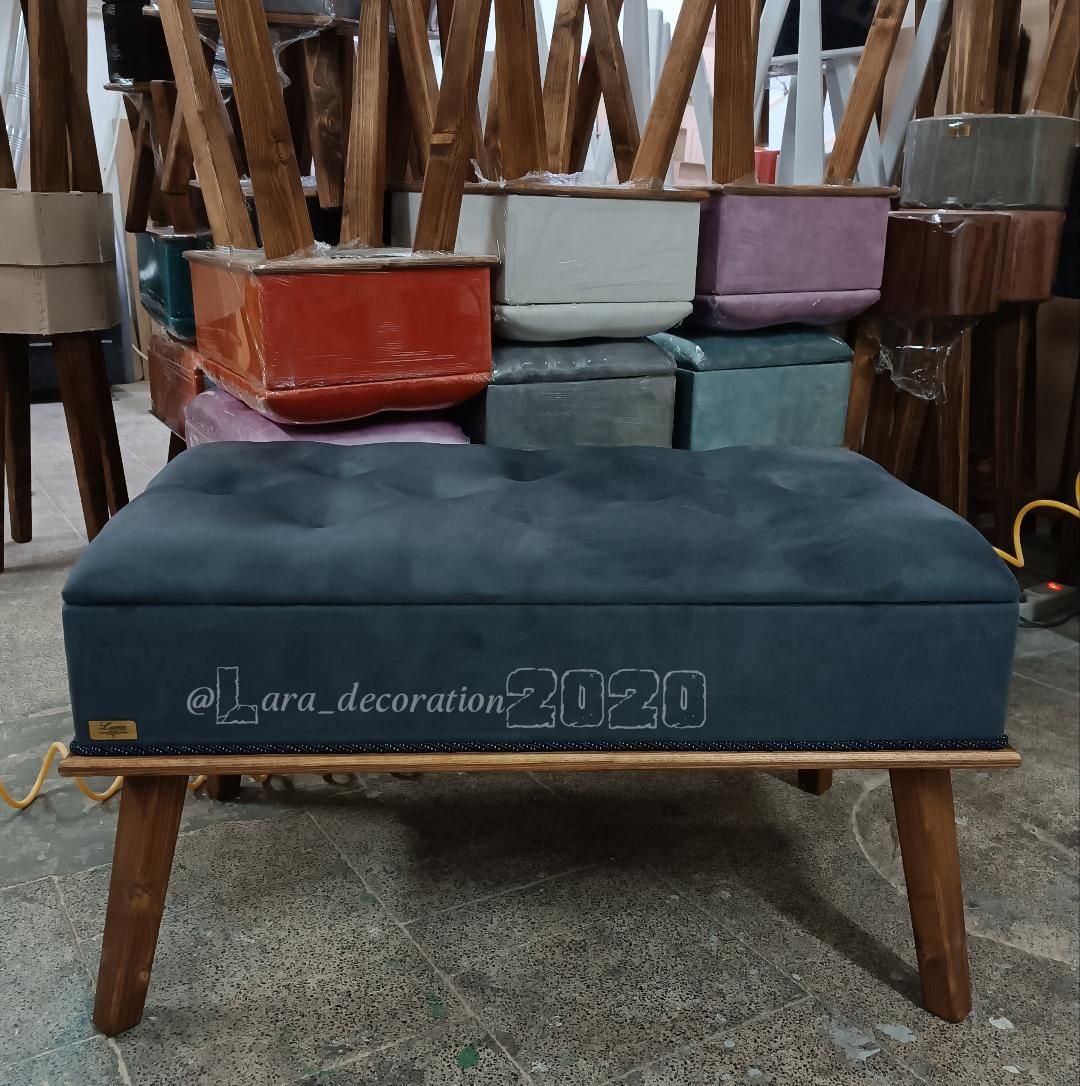 پاف های باکسدار پایه چوبی|صندلی و نیمکت|تبریز, |دیوار