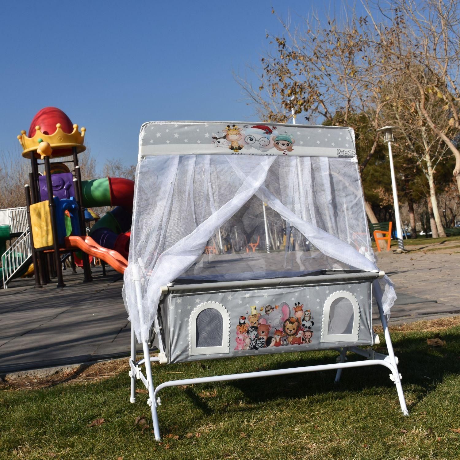 گهواره نوزاد شادی مدل باغ وحش|تخت و صندلی بچه|مشهد, عبادی|دیوار