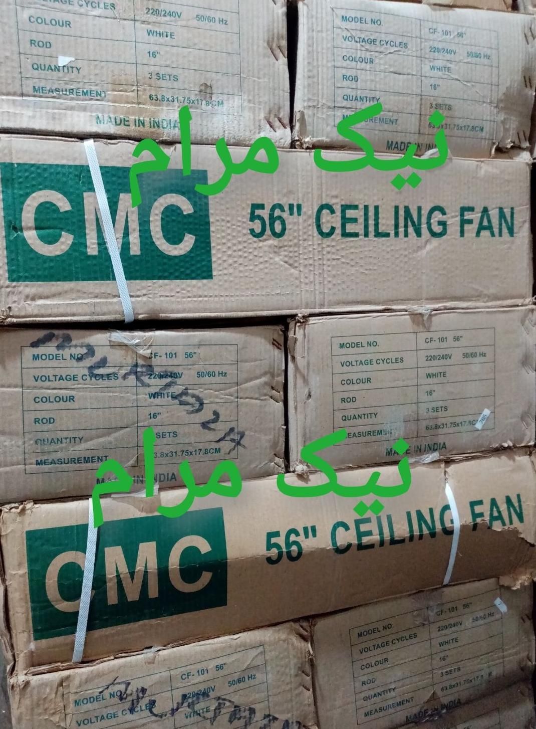 پنکه سقفی عمده و تک اصلی خارجی هندی کد10|پنکه و تصفیه‌کنندهٔ هوا|تهران, حر|دیوار