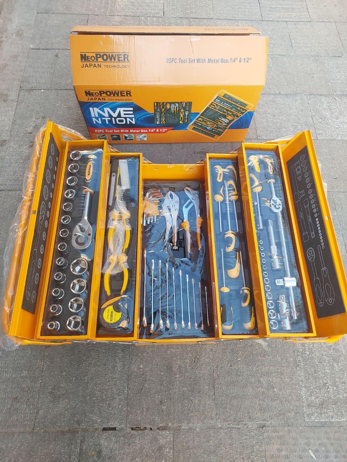 جعبه ابزار کامل ۸۵تیکه تکنولوژ ژاپن جعبه اچار بکس|ابزارآلات|شیراز, بازار|دیوار