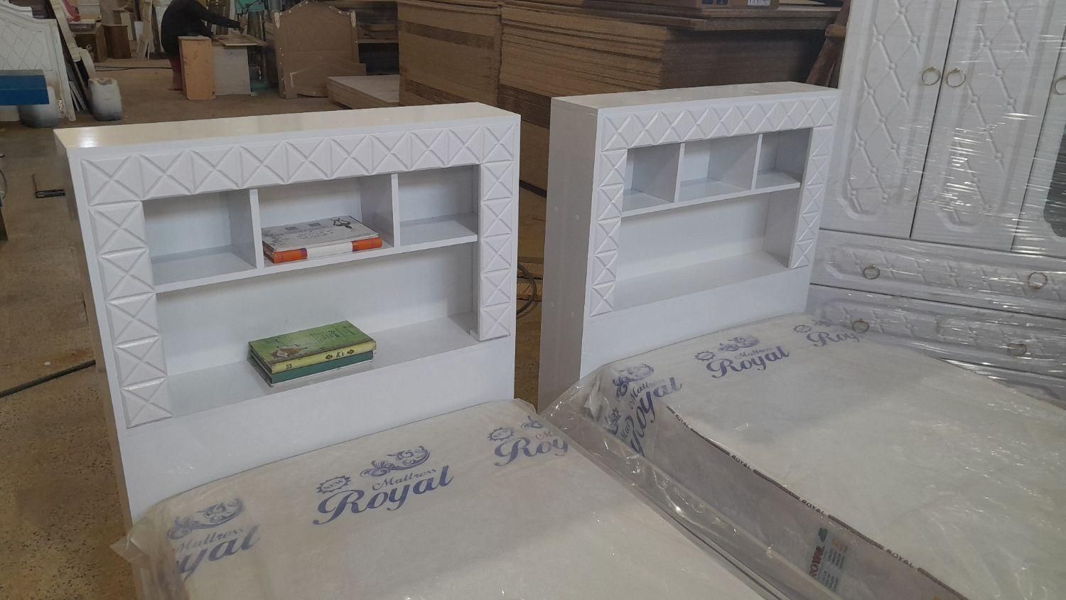 تخت خواب یک نفره کتابخانه دار|تخت و سرویس خواب|اردبیل, |دیوار