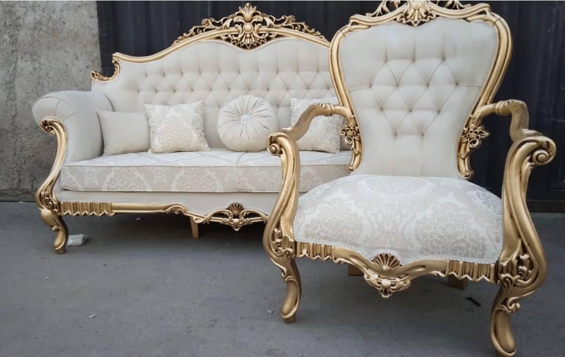 مبل سلطنتی نگار چوب گردو|مبلمان خانگی و میز عسلی|همدان, |دیوار