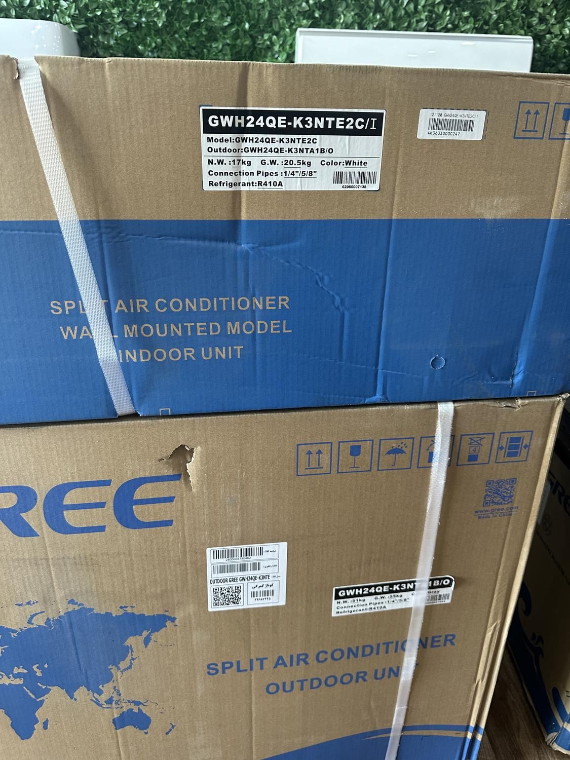 کولرگازی 30 هزار گری GREE مدل GWH30QF-C3DTB2A/O|کولر گازی و فن‌کوئل|کرج, گوهردشت|دیوار