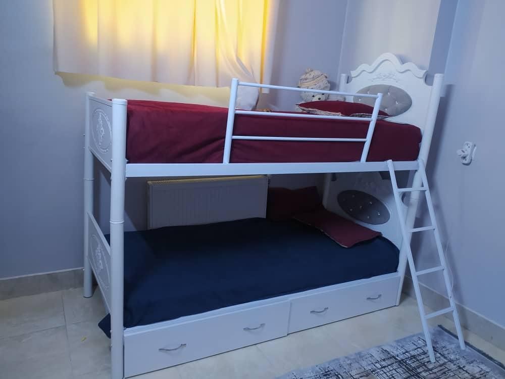 تخت خواب دو طبقه لمسه|تخت و سرویس خواب|اصفهان, هفتون|دیوار