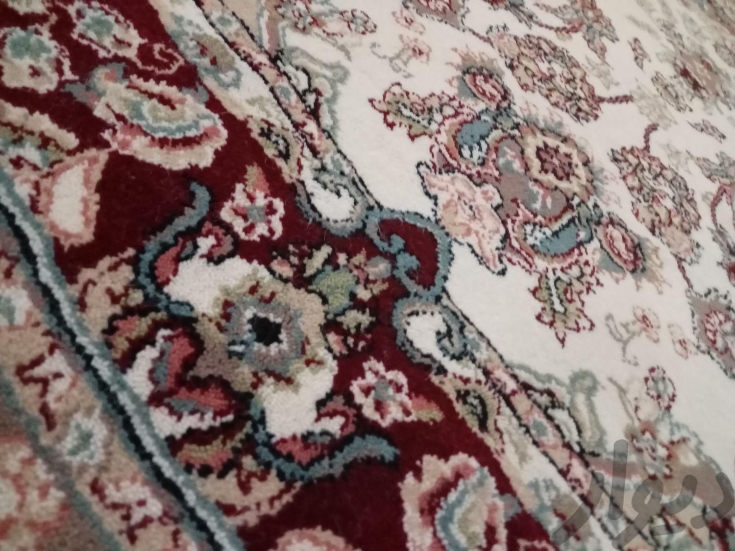 یک جفت فرش کرم یک در یک و نیم|فرش|تهران, علی‌آباد|دیوار