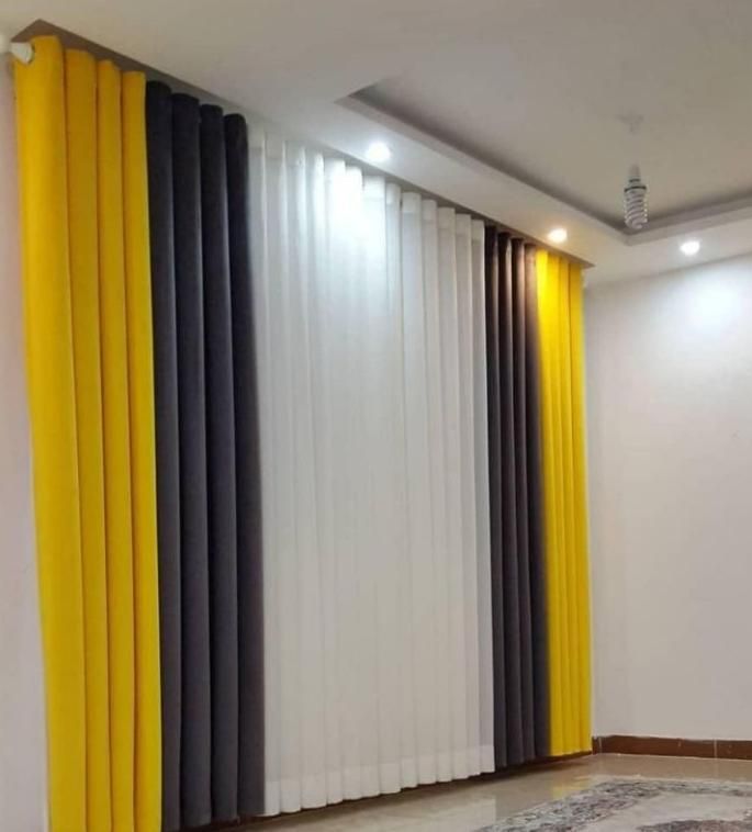 پرده حریر زیبا درشهرک کیهانشهر|پرده، رانر، رومیزی|کرمانشاه, |دیوار