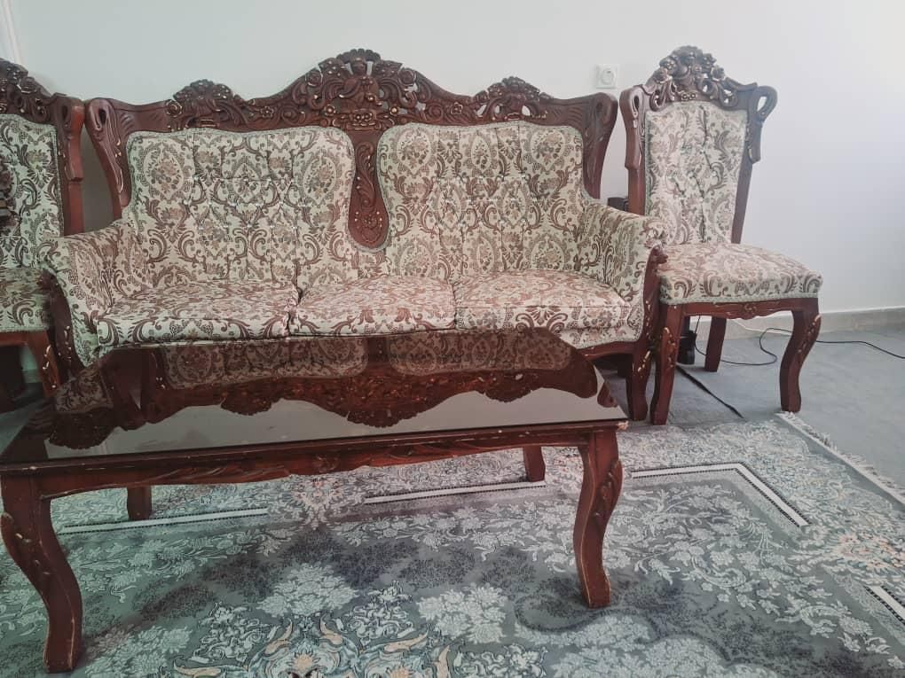 مبل استیل ۹ نفره|مبلمان خانگی و میز عسلی|تهران, دولت‌آباد|دیوار