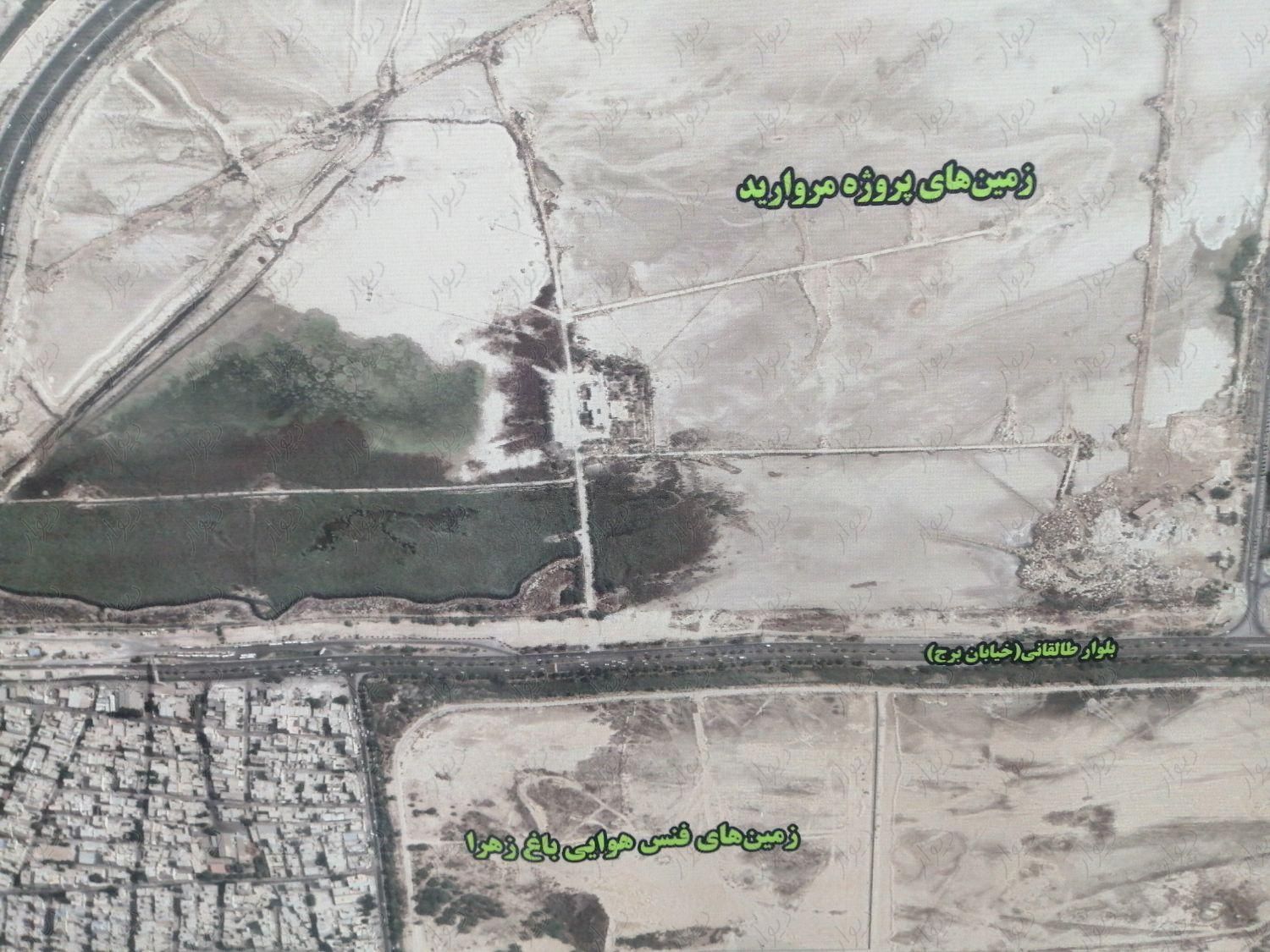 زمین360 متر فنس هوایی|فروش زمین و کلنگی|بوشهر, |دیوار