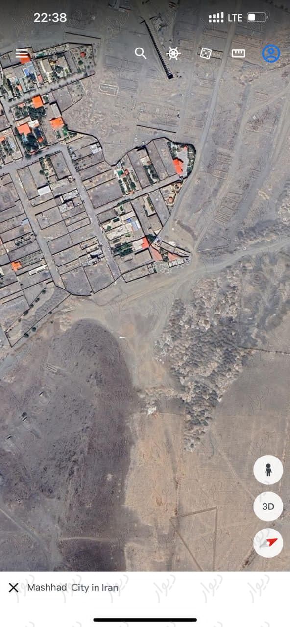 زمین اراضی صفی آباد 100متر سند دار|فروش زمین و کلنگی|مشهد, قاسم‌آباد (شهرک غرب)|دیوار