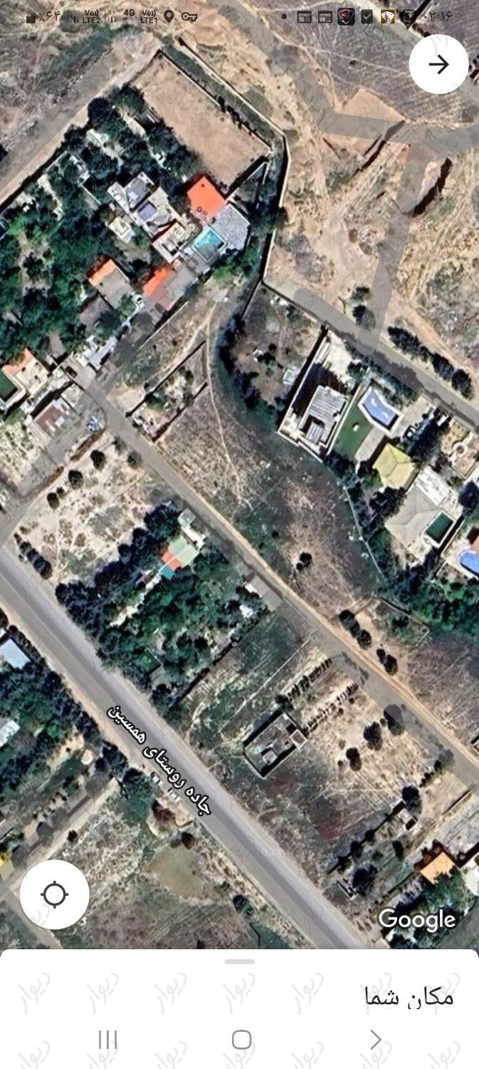 ،در نقشه مستثنیات روستا ،دیوار به دیوار طرح هادی|فروش زمین و کلنگی|تهران, سرخه حصار|دیوار