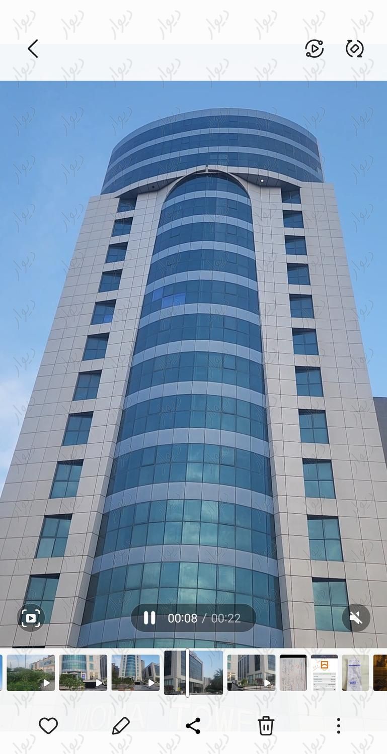 برج مجلل مونا ۱۱۷و ۸۰متری طبقات بالایی|اجارهٔ دفتر کار، اتاق اداری و مطب|کیش, |دیوار