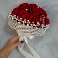 دسته گل عروس،مصنوعی و طبیعی|خدمات پذیرایی، مراسم|رشت, ساغری سازان|دیوار