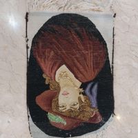 فرش دست بافت طرح چهره نوع بافت کرک اصل تبریز|تابلو فرش|تهران, منیریه|دیوار