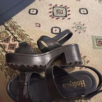 کفش تابستانی صندل پاشنه لژدار سایز ۴۰ نو|کیف، کفش و کمربند|تهران, کوی نوبنیاد|دیوار
