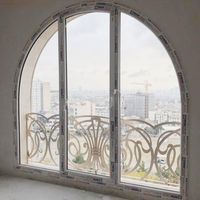 پنجره درب شیشه نما هلالی خم قوسی دوجداره upvc|مصالح و تجهیزات ساختمان|تهران, نازی‌آباد|دیوار