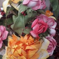 گل دست ساز بازیره چینی|گل مصنوعی|تبریز, |دیوار