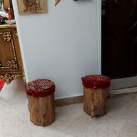 دو عدد پاف هنری و کار دست|صندلی و نیمکت|تهران, کوی فردوس|دیوار