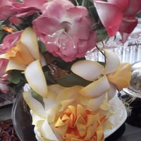 گل دست ساز بازیره چینی|گل مصنوعی|تبریز, |دیوار