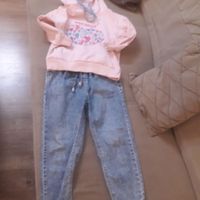 بلوز و شلوار جین خنک مناسب ۴ سال|کفش و لباس بچه|تهران, چهارصد دستگاه|دیوار