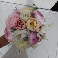 دسته گل عروس ۲۴شاخه ای|گل مصنوعی|قرچک, |دیوار