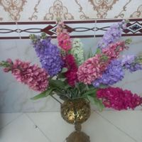 گلدان برنز وگل خارجی|گل مصنوعی|ملایر, |دیوار