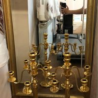 شمعدونی و اینه تمام برنج|آینه|مشهد, وکیل‌آباد|دیوار
