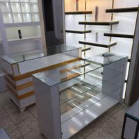 ویترین پشت شیشه۳ دکور پیشخوان طرح دار قفسه برند۲|فروشگاه و مغازه|تهران, حسن‌آباد|دیوار