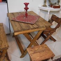 میز و صندلی ناهارخوری چوبی|میز و صندلی غذاخوری|مشهد, فدک|دیوار