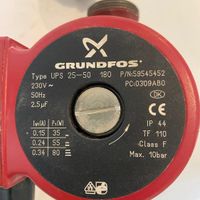 پمپ سیرکولاتور شوفاژ خطی گراندفوس ups 25 50 180|آبگرمکن، پکیج، شوفاژ|تهران, هروی|دیوار