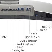 مانیتور 34اینچ منحنی دلultrasharp مدل dell u3421we|قطعات و لوازم جانبی رایانه|تهران, شهرک آزادی|دیوار