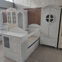 سرویس سیسمونی کمد ویترین با تخت ۴کاره نوزاد نوجوان|تخت و صندلی بچه|مشهد, سپاد|دیوار