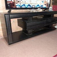 ال ای دی ۵۰اینچ صنام 4k همراه میز چوبی اصل|تلویزیون و پروژکتور|کرج, ساسانی|دیوار