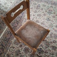 میز و صندلی غذاخوری چوبی ۴ نفره قدیمی|میز و صندلی غذاخوری|تهران, دهکده المپیک|دیوار