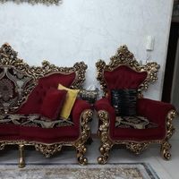 سلام مبل درنو سالم بدون هیچ ایرادی چوب راش ورق طلا|مبلمان خانگی و میز عسلی|تهران, مولوی|دیوار