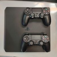 پی اس 4 دو دسته - Ps4 Slim 1TB|کنسول، بازی ویدئویی و آنلاین|تهران, میدان انقلاب|دیوار