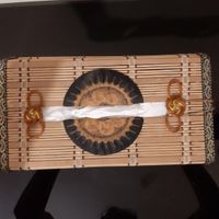 جا دستمال کاغذری حصیری|صنایع دستی و سایر لوازم تزئینی|تهران, امامزاده حسن(ع)|دیوار