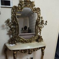 آیینه شمعدان و کنسول برنز|آینه|تهران, تهرانپارس غربی|دیوار