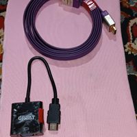 کابل HDMI و همراه تبدیل|قطعات و لوازم جانبی رایانه|قدس, |دیوار