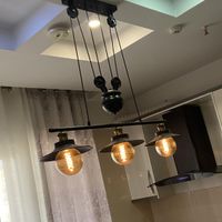 لوستر آشپزخانه با لامپ های ادیسونی|لوستر و چراغ آویز|تهران, ارم|دیوار