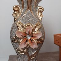 جاقاشقی بلور تک گلدان شاین گل برجسته هدیه|ظروف سرو و پذیرایی|قم, بلوار کاشانی|دیوار