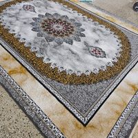 فرش نقشه مرمر بژ ۱۲ - ۹ - ۶ متری نو|فرش|کرمانشاه, |دیوار