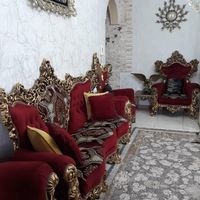 سلام مبل درنو سالم بدون هیچ ایرادی چوب راش ورق طلا|مبلمان خانگی و میز عسلی|تهران, مولوی|دیوار